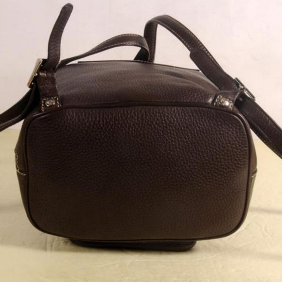 MCM Rare Chocolate Brown Leather Backpack 869707 main image 5